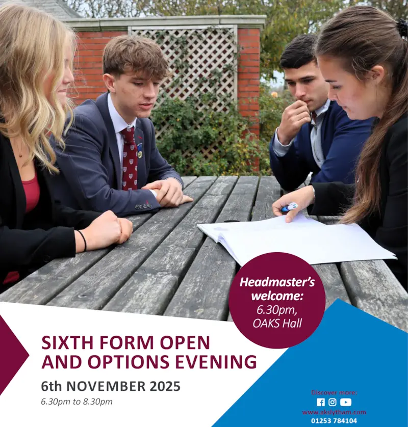 Sixth Form Open and Options Evening